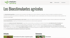 Desktop Screenshot of bioestimulantesagricolas.net